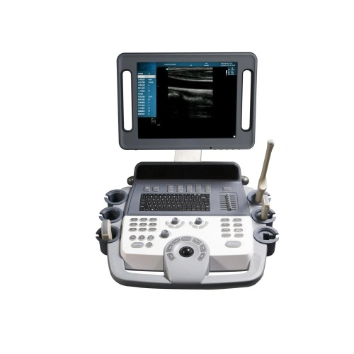 Carrinho de ultrassom Doppler colorido veterinário digital completo