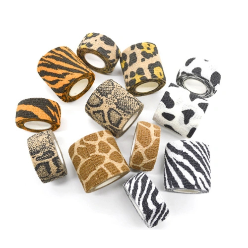 Bandagem elástica de envoltório veterinário autoadesivo não tecido de papelão