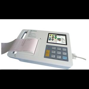 Máquina de eletrocardiógrafo ECG de 5,7 polegadas e 6 canais
