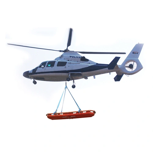 Dimensões da maca da cesta de resgate de helicóptero