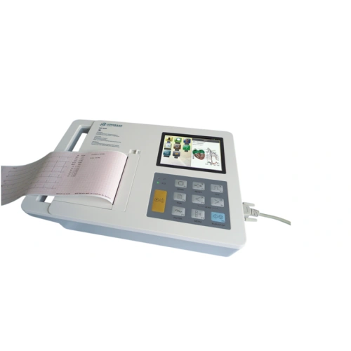 Máquina de eletrocardiógrafo ECG de 5,7 polegadas e 6 canais