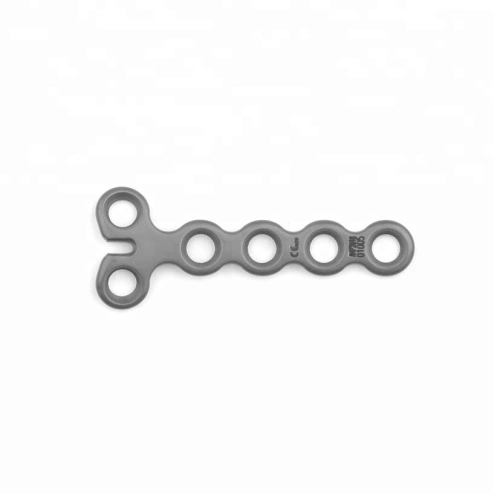 Placa de travamento de falange tipo T