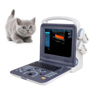 Doppler colorido portátil do scanner de ultrassom veterinário digital