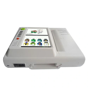 Máquina de eletrocardiógrafo ECG com tela de toque de 12 canais
